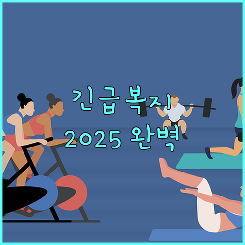 2025 긴급복지지원 완벽 정리: 자격 조건, 지원 내용, 신청 안내