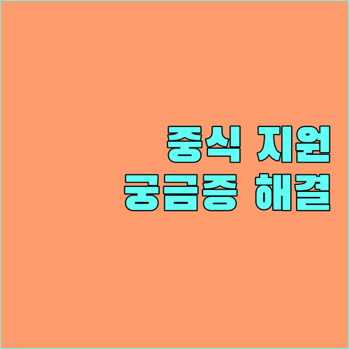 2025년 서울시교육청 중식 지원, 학부모님 궁금증 해결
