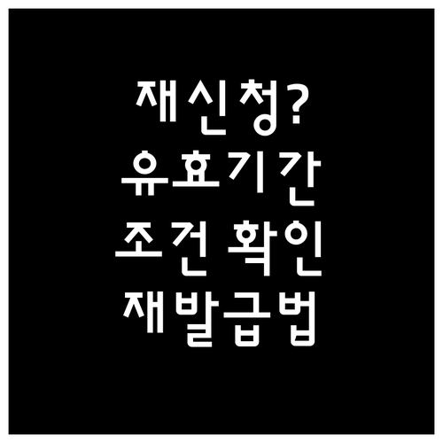 국민내일배움카드 재신청 핵심 정보: 유효기간, 지원 조건, 재발급 방법