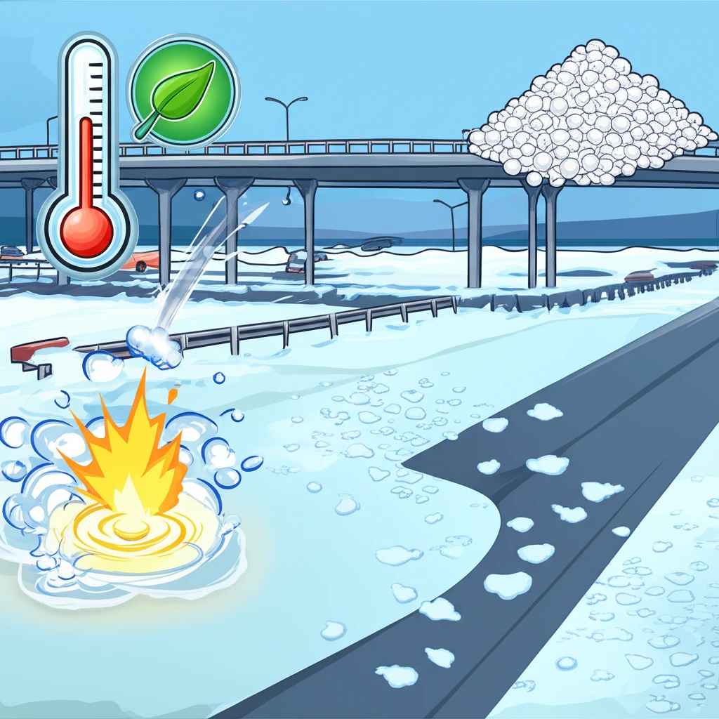 제설제 형태별 특징과 순도 비교