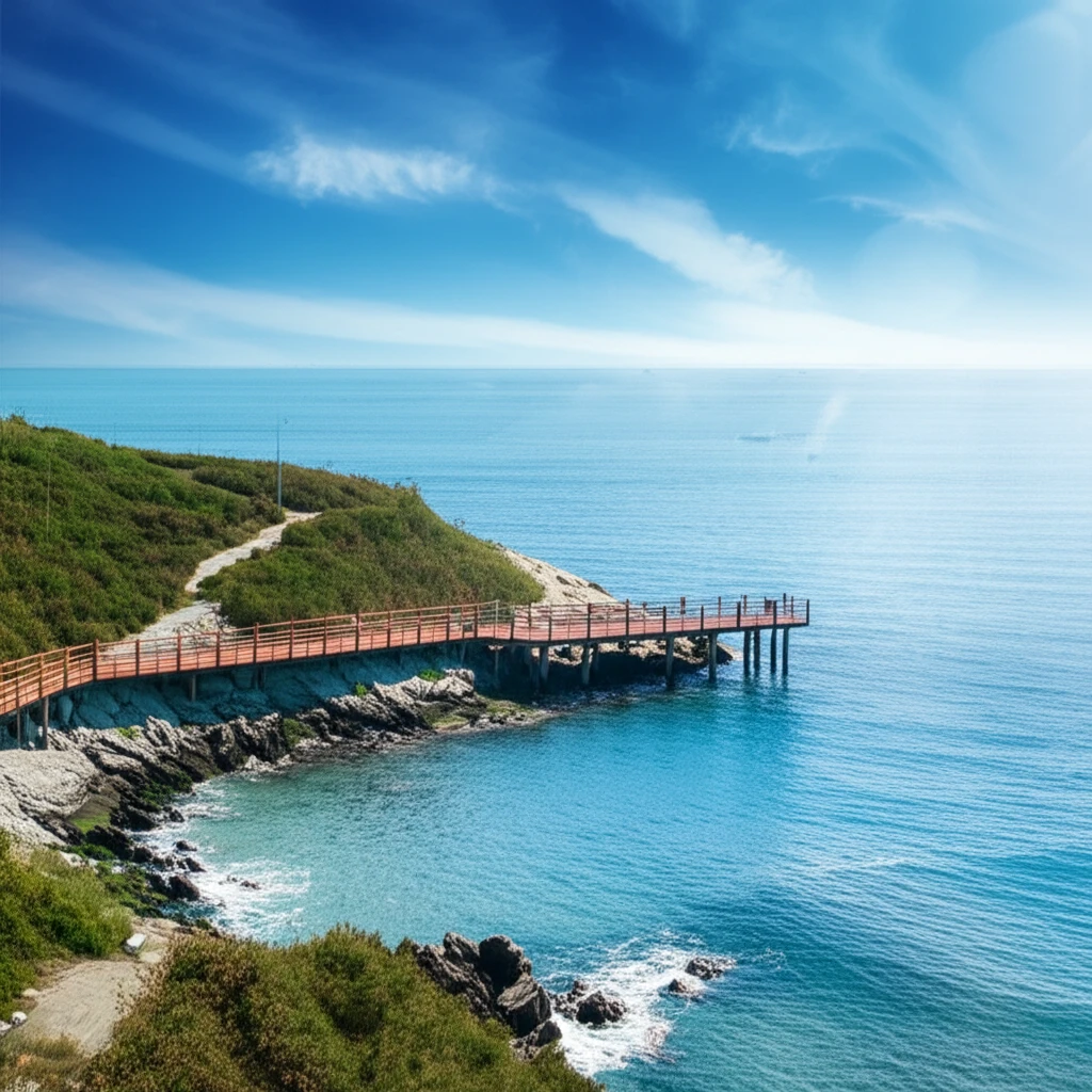 외옹치 바다향기로 풍경