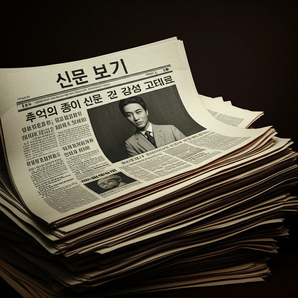 사천교차로 신문보기 이미지