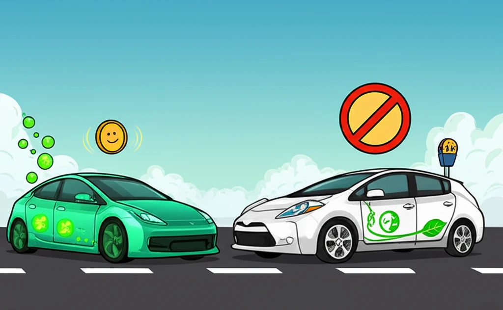 친환경 자동차 세금 비교 이미지