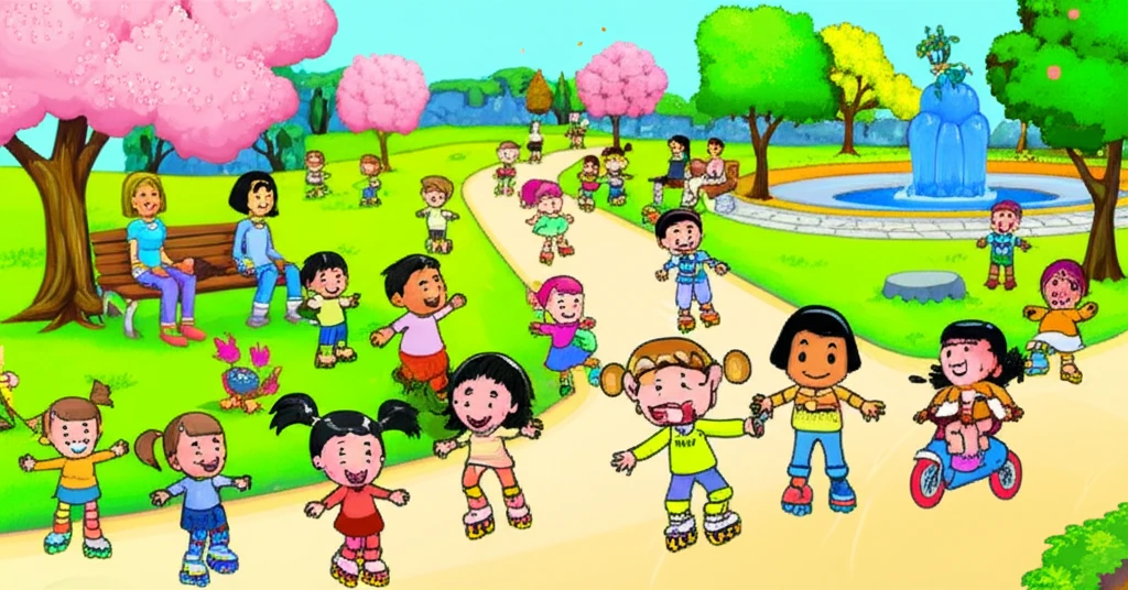 평촌 중앙공원 전경