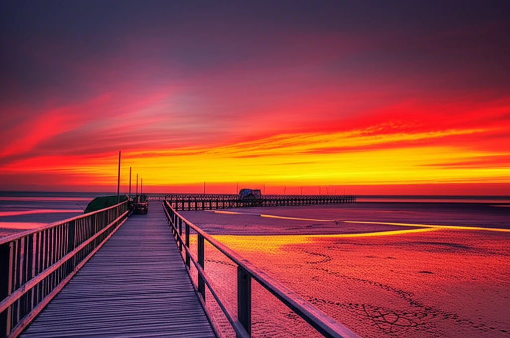 무안황토갯벌랜드의 평화로운 전경