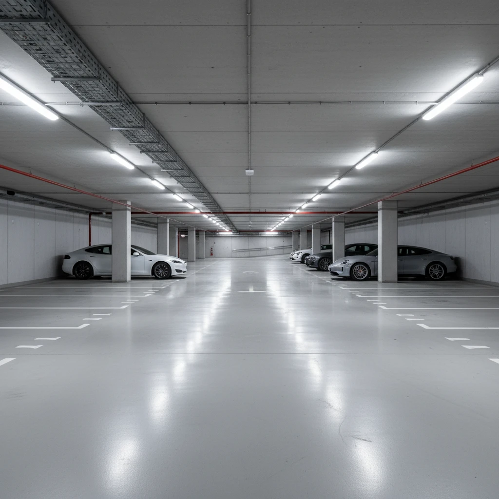 동작구청 종합행정타운 주차장 전경