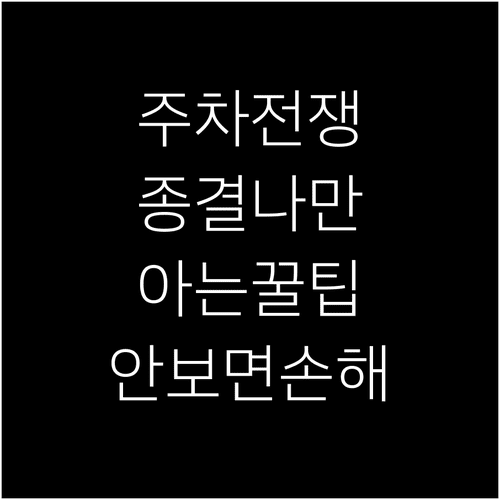 함평 벚꽃 축제 주차장 대중교통 이용 방법 총정리