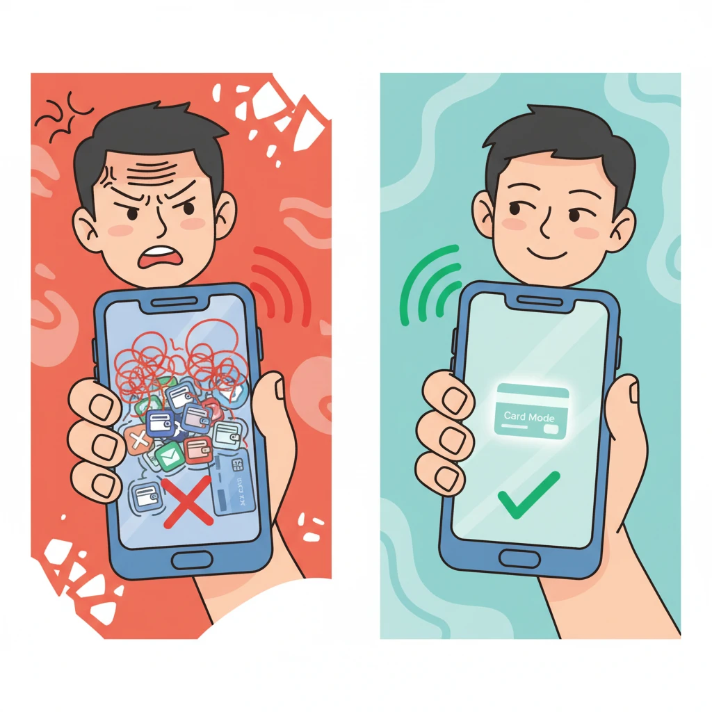 삼성페이 NFC 설정 화면