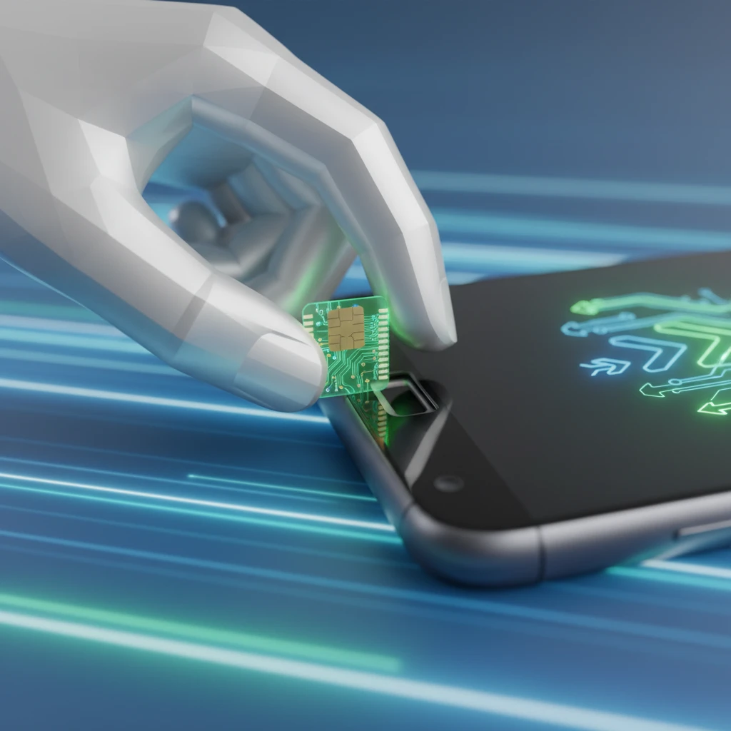 유심 칩 점검 이미지