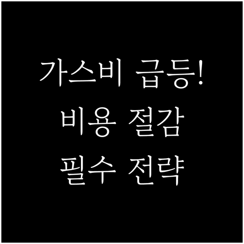 산업용 도시가스 요금 인상 원인과 기업의 비용 절감 대응 전략