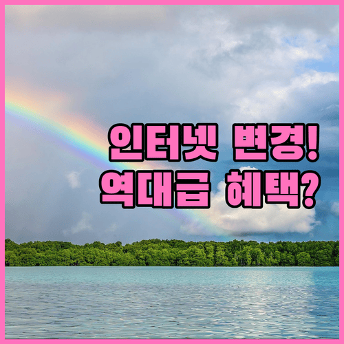 인터넷 통신사 변경 시점 판단 기준과 신규 혜택 비교